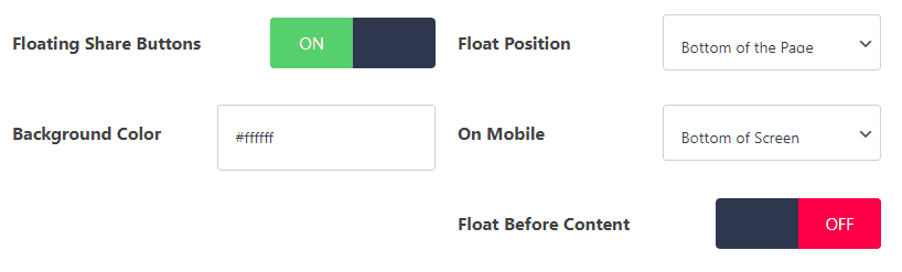 floating buttons for wordpress