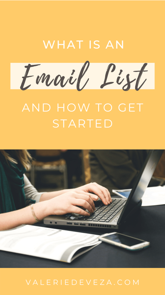 What is an email list and how to get started